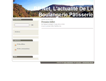 Tablet Screenshot of boulangerie-patisserie.net